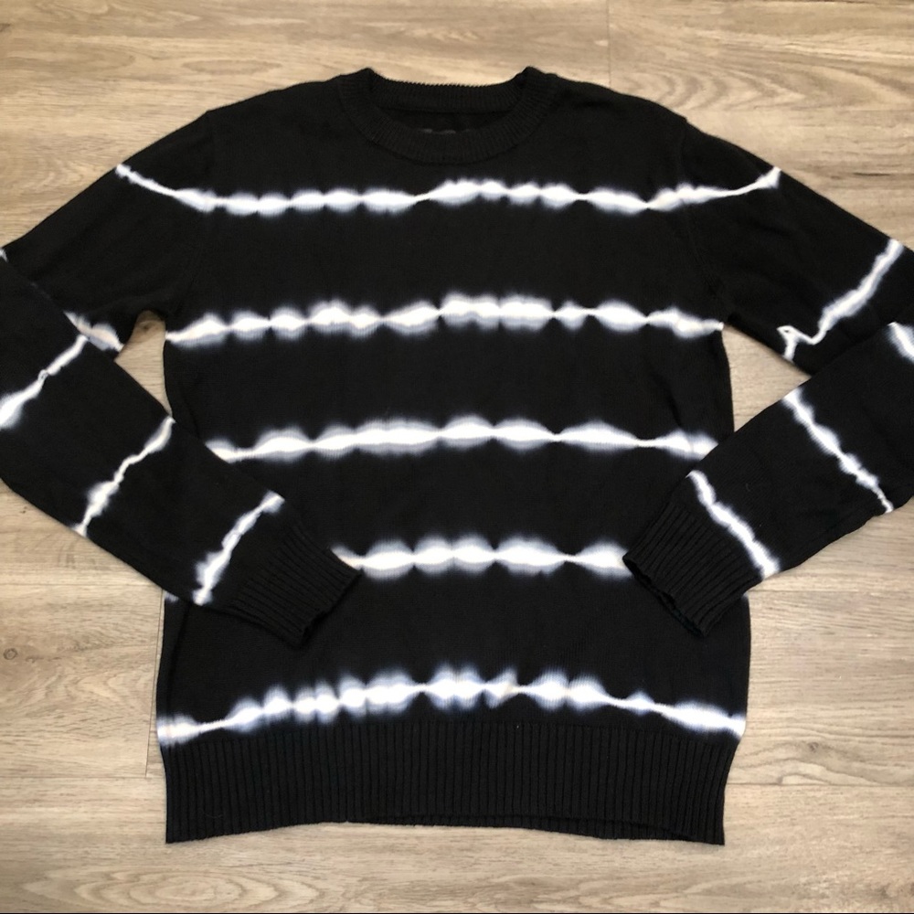 Great Condition XRay Tie Dye Knit Black Sweater - Size Small